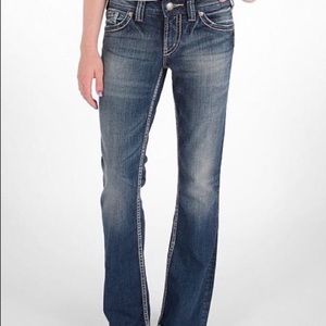 Silver bootcut jeans size 27/32